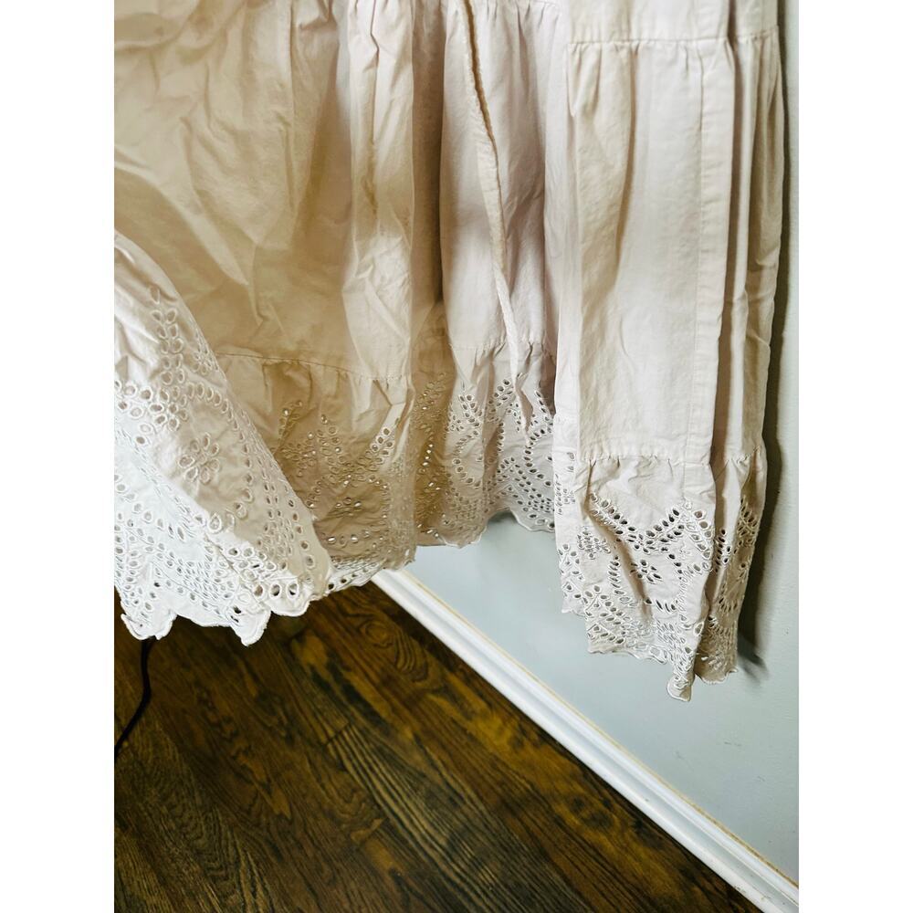 Rails White Lace Cutout Flutter Sleeves Cotton Bl… - image 6